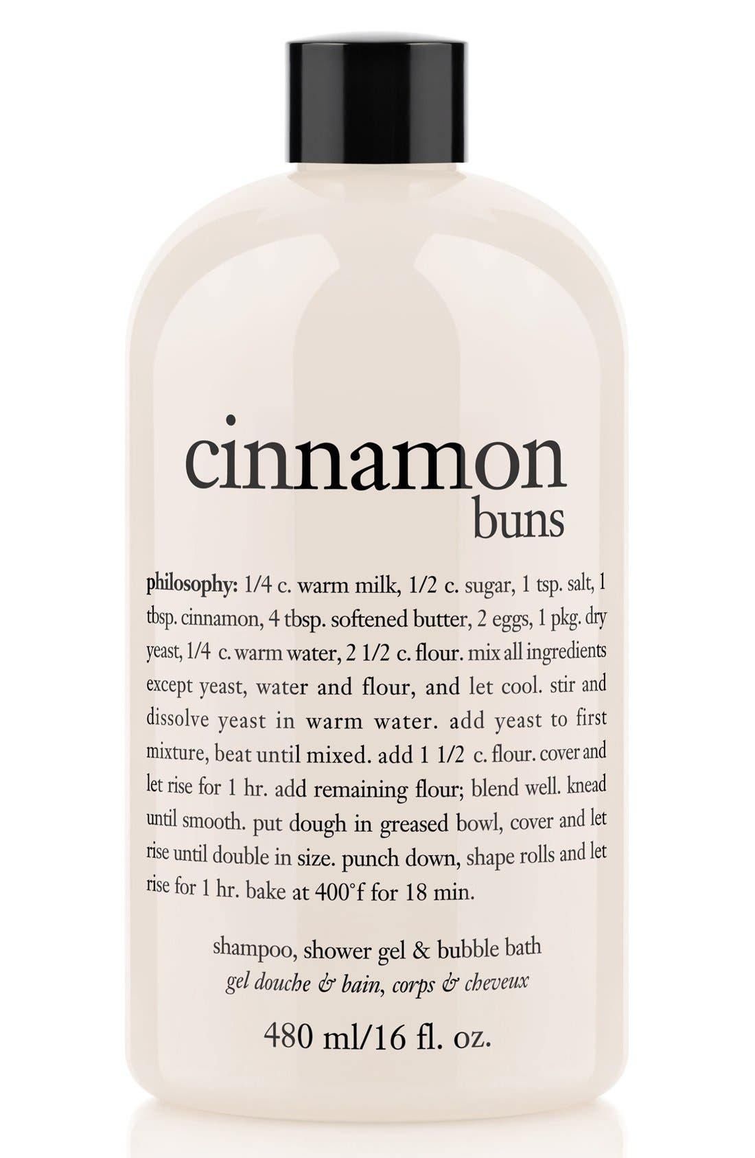 UPC 604079151122 product image for Philosophy Cinnamon Buns Shampoo, Shower Gel & Bubble Bath, Size 16 oz | upcitemdb.com