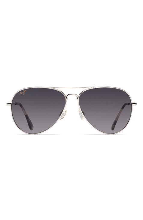 Mavericks 61mm Polarized Oversize Aviator Sunglasses