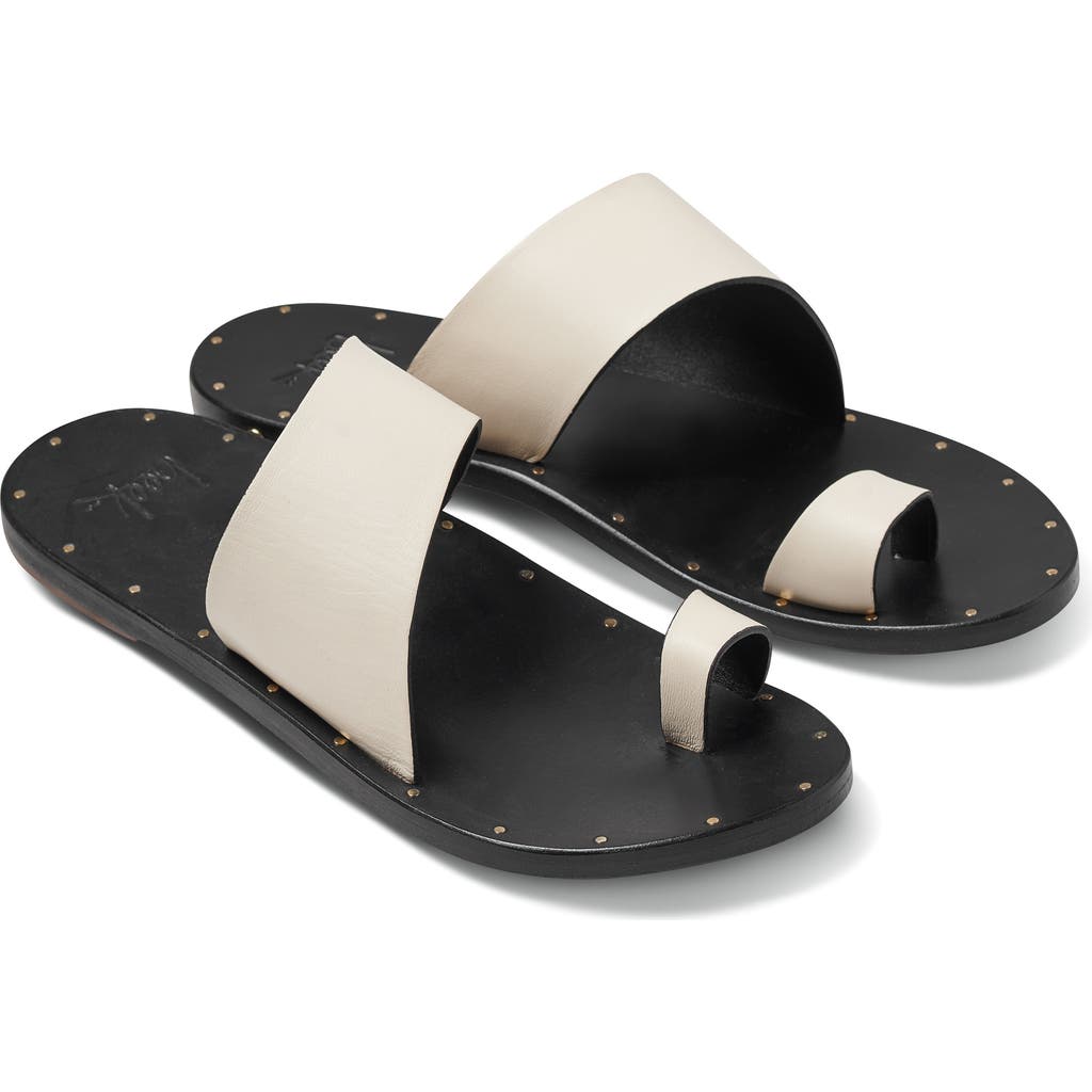 Beek Finch Sandal In Eggshell/black
