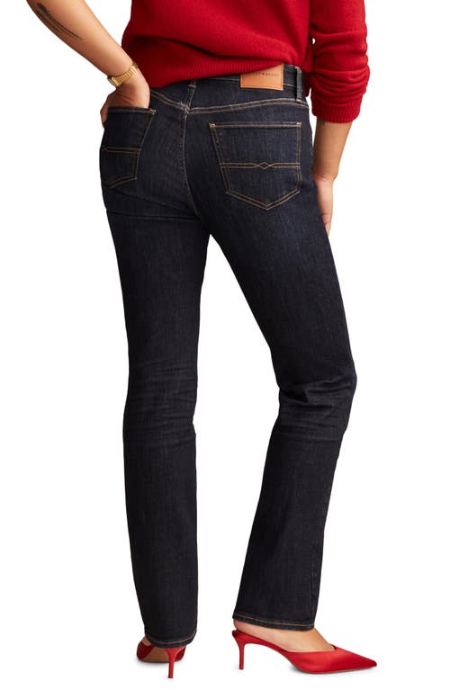 Shop Lucky Brand Curvy High Waist Straight Leg Jeans In Nightfall