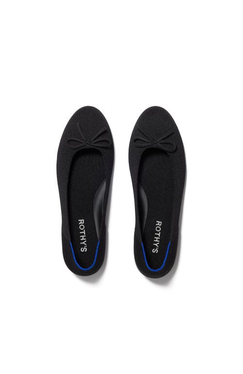 Shop Rothys Rothy's The Ballet Flat In Black