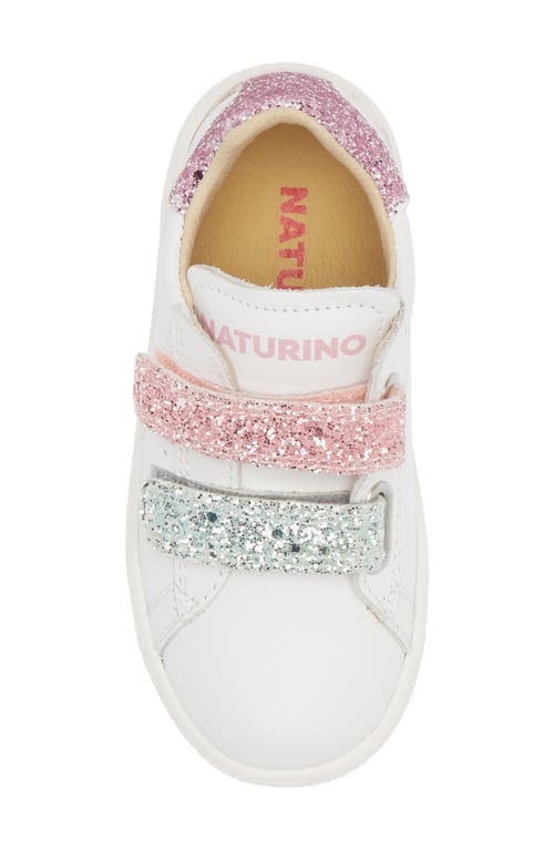 Shop Naturino Kids' Hasselt 2 Sneaker In White-capri-candy