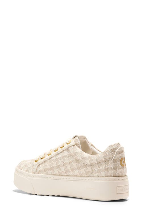 Shop Cole Haan Grandpro Max Platform Sneaker In Ivory Text