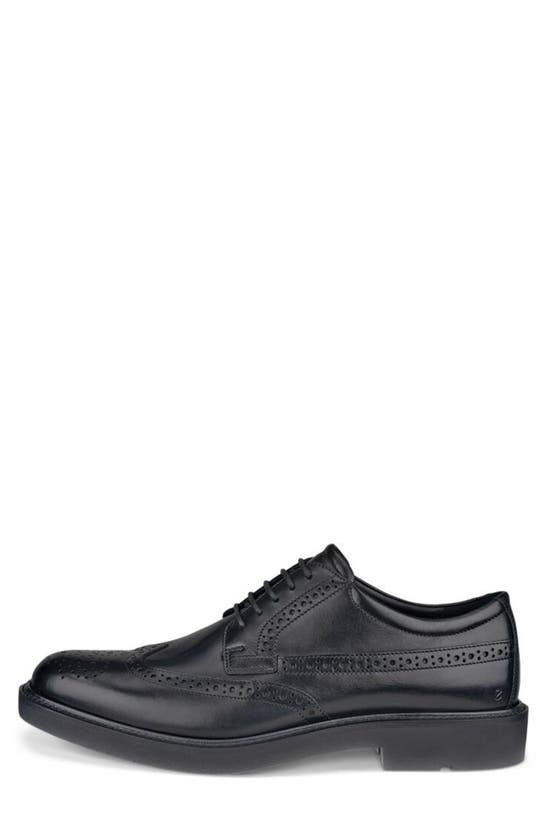 Ecco Metropole London Wingtip Oxford In Black