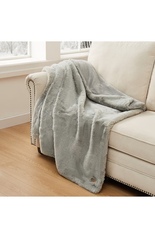 Shop Ugg(r) Euphoria Throw Blanket In Seal/seal