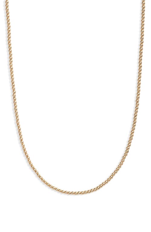 Leni Bead Necklace in Gold