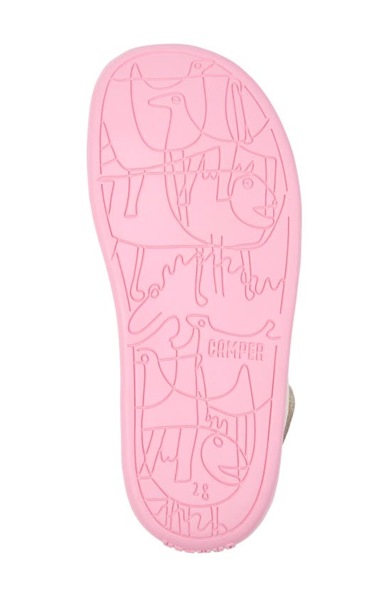 Shop Camper Kids' Bicho Cutout Sandal In White Natural
