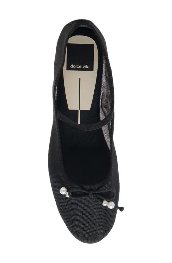 Shop Dolce Vita Cadel Mary Jane Flat In Black Pearl