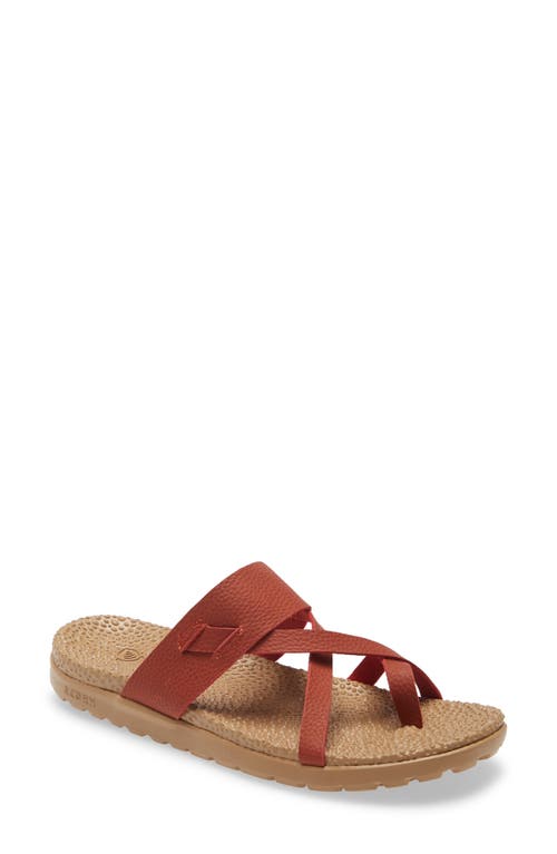 Riley Leather Sandal in Copper Leather