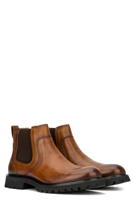 Vintage Foundry Charles Chelsea Boot In Tan