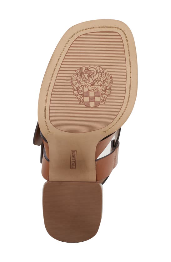 Vince Camuto Penina Ankle Strap Sandal In Golden Walnut