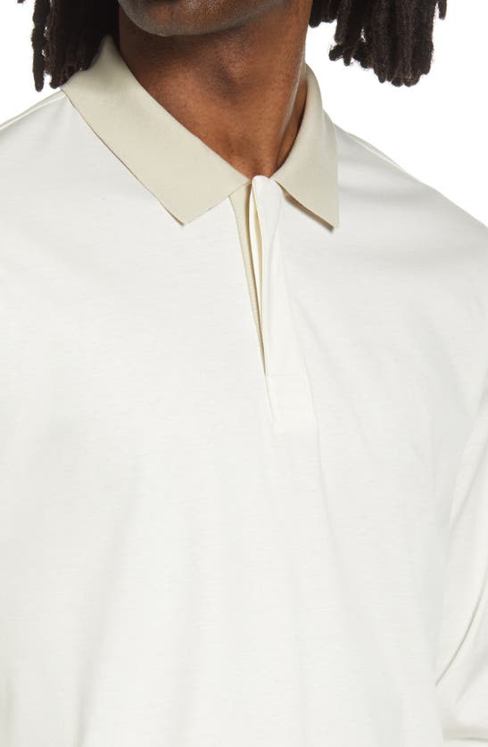 CLUB MONACO REFINED LONG SLEEVE COTTON POLO