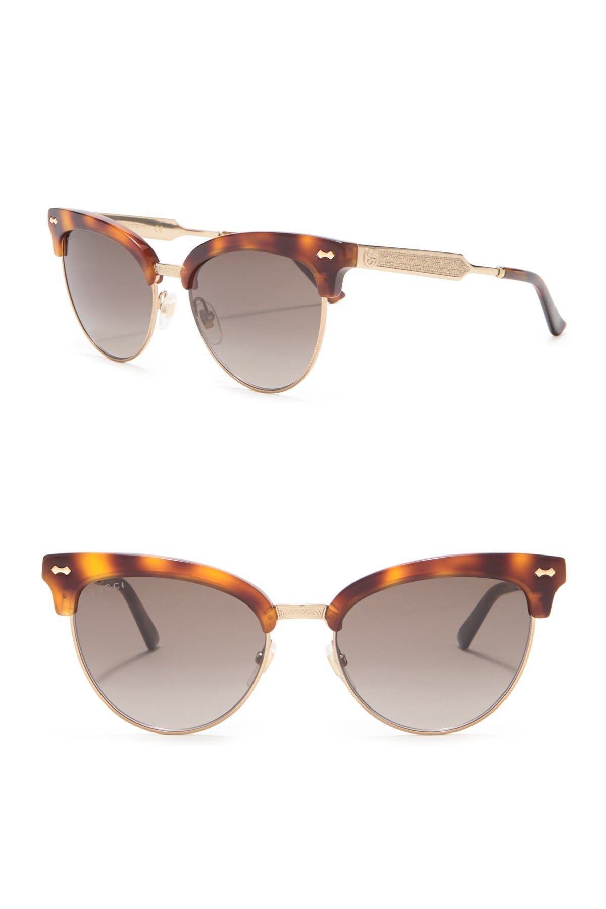 Gucci 55mm clubmaster sunglasses Clearance