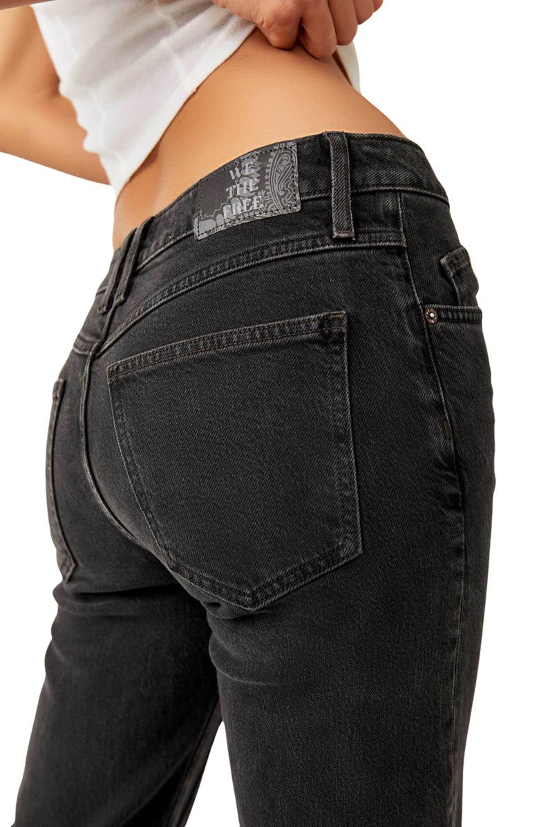Free People Risk Taker Raw Hen Straight Leg Jeans | Nordstrom