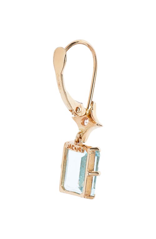 Shop Anzie Aurora Drop Earrings In Blue