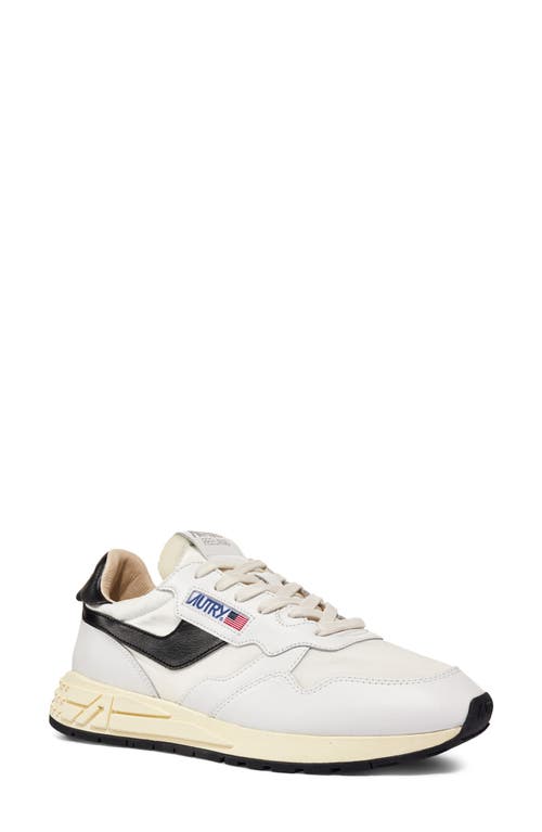 Shop Autry Reelwind Sneaker In White/black