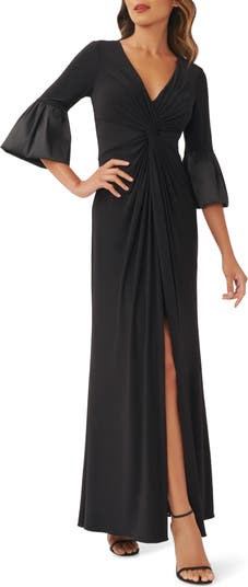 Twist Front Jersey Gown