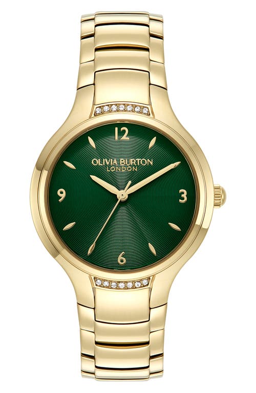 Shop Olivia Burton Lea Bracelet Watch, 34mm In Forest Green