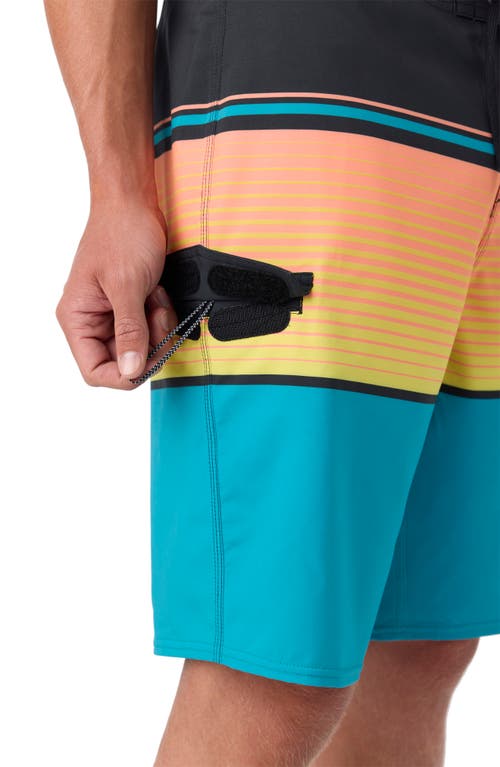 O'neill Lennox Stripe Board Shorts In Pagoda Blue