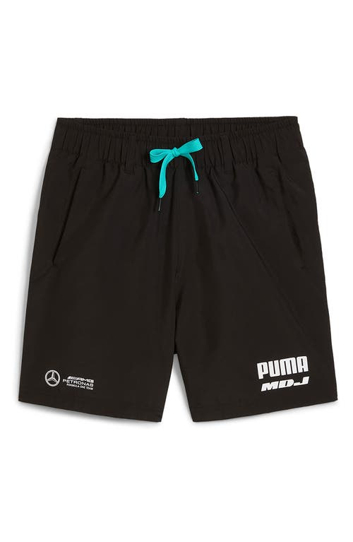 Puma Mad Dog Jones X Mercedes-amg F1 Woven Shorts In Black