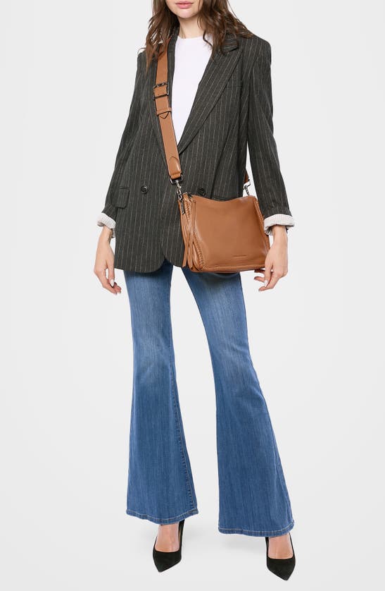Shop Aimee Kestenberg Famous Leather Large Crossbody Bag In Vachetta
