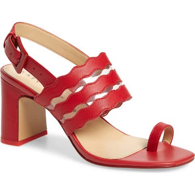 Katy Perry Sense Toe Loop Slingback Sandal- Red
