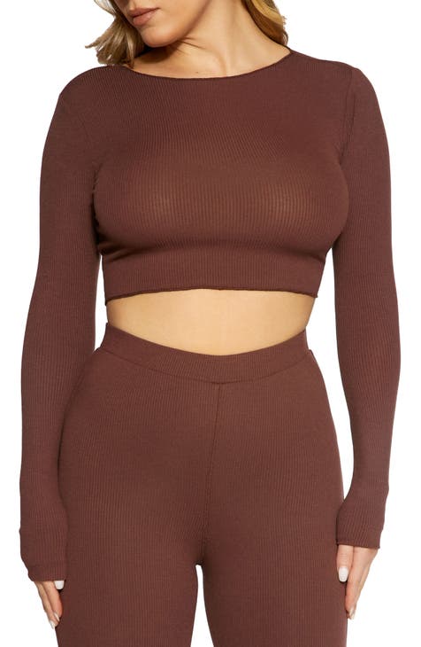 Naked Wardrobe Off-The-Shoulder Cropped Top - Macy's