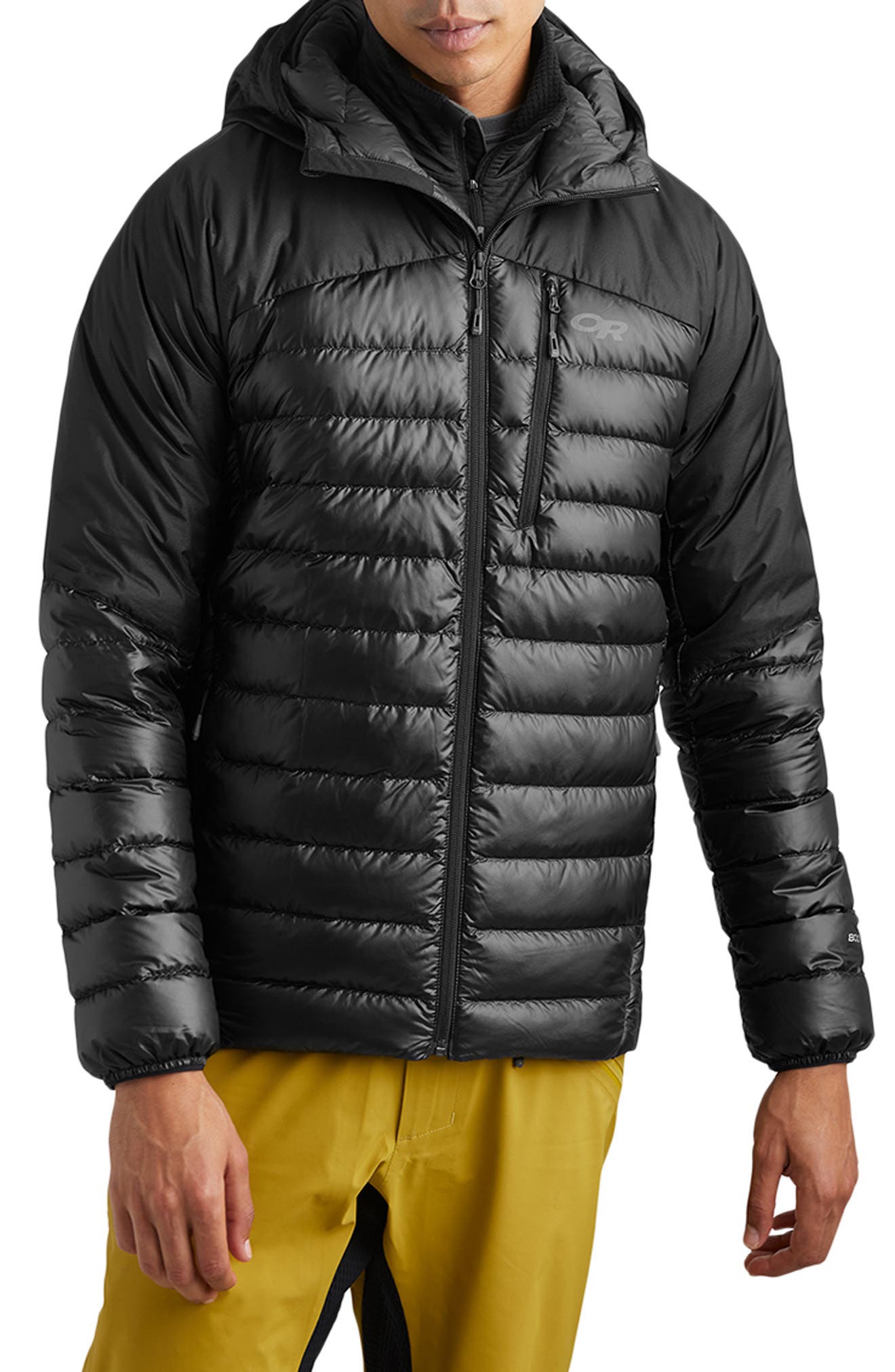 black mens puffer jacket