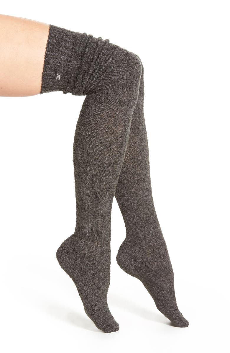 Calvin Klein Bouclé Over the Knee Socks | Nordstrom