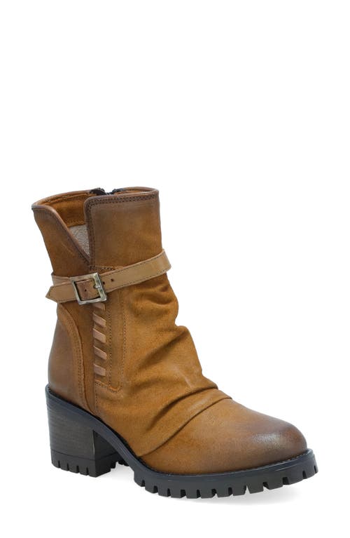 Shop Miz Mooz Mandy Suede Moto Boot In Hickory