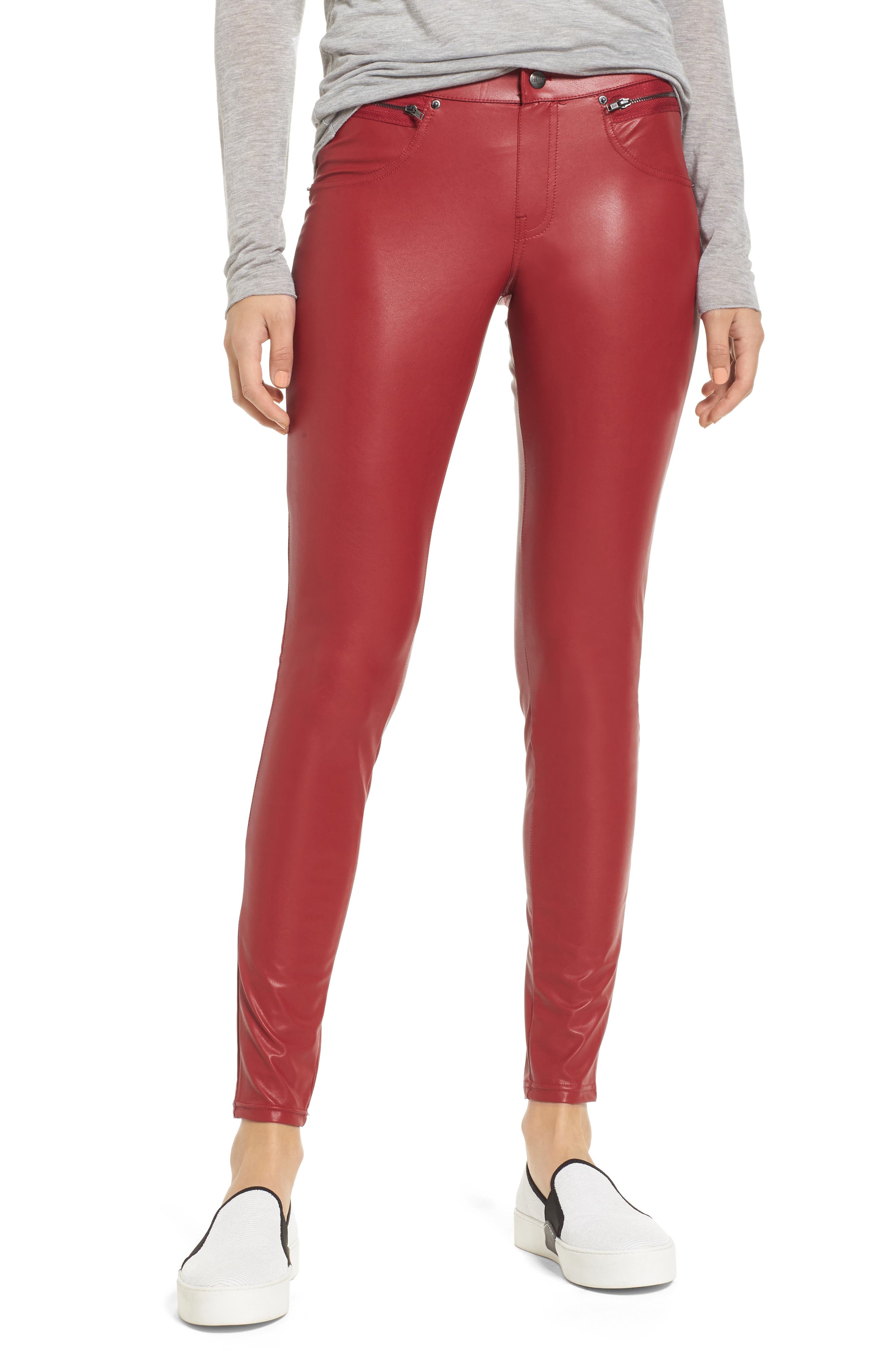 hue leatherette leggings