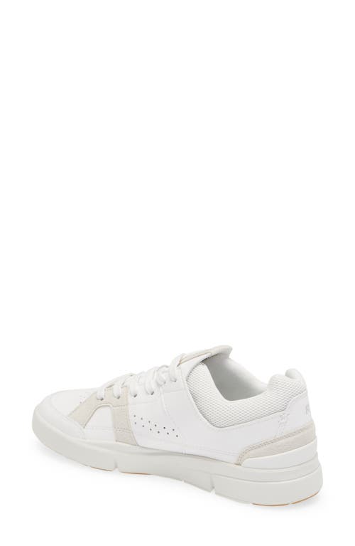 Shop On The Roger Clubhouse Tennis Sneaker In White/sand