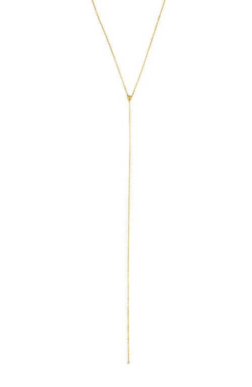 Bony Levy 14K Gold Y-Necklace in Yellow Gold at Nordstrom, Size 18 In