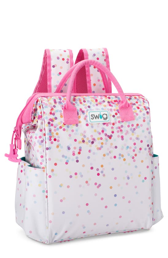 Shop Swig Life Insulated Backpack Cooler In Confetti Multi
