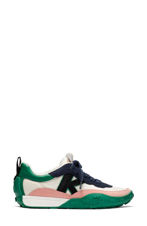 Shop Kate Spade New York K As In Cream/verdant Green