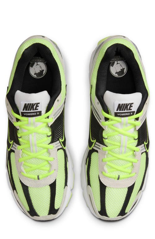 Shop Nike Zoom Vomero 5 Sneaker In Volt/white/platinum