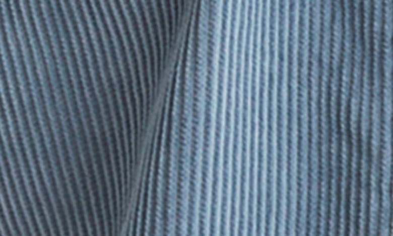 Shop Reiss Bonucci Organic Cotton Corduroy Button-up Shirt In Ashley Blue