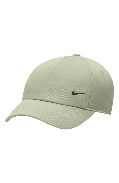 Shop Nike Club Unstructured Curved Bill Baseball Cap In Oil Green/black