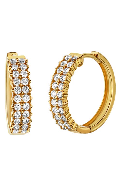 Bony Levy Mykonos Diamond Hoop Earrings In 18k Yellow Gold