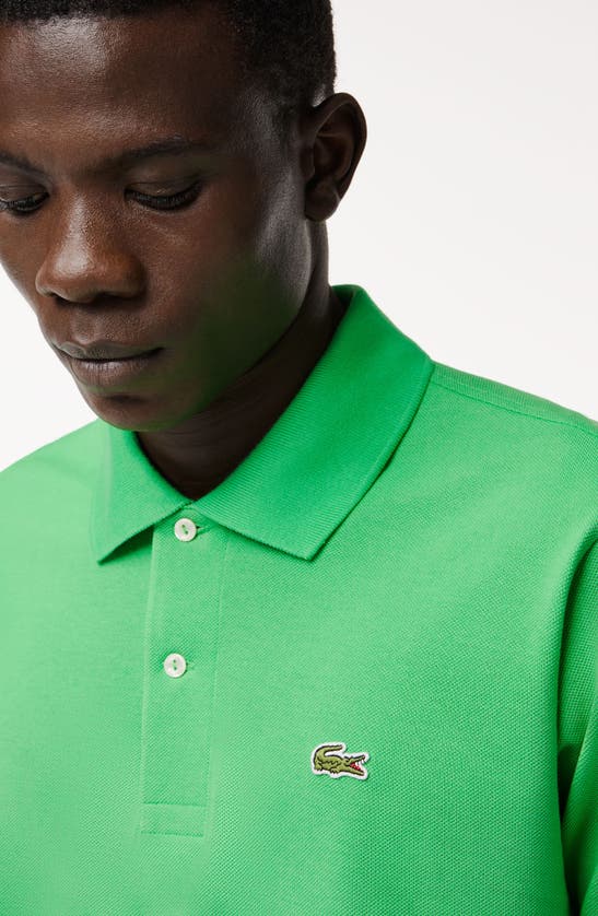 Shop Lacoste Regular Fit Piqué Polo In Uyx Peppermint