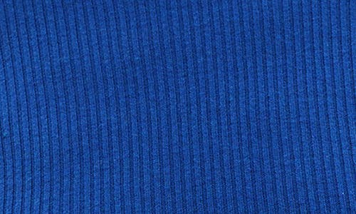 Shop Mango Rib Crewneck Sweater In Ink Blue
