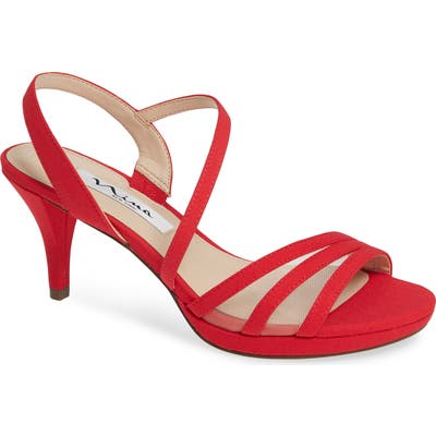 Nina Nazima Mesh Sandal, Red