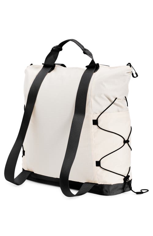The North Face Borealis Convertible Tote In Gardenia White/tnf Black-npf