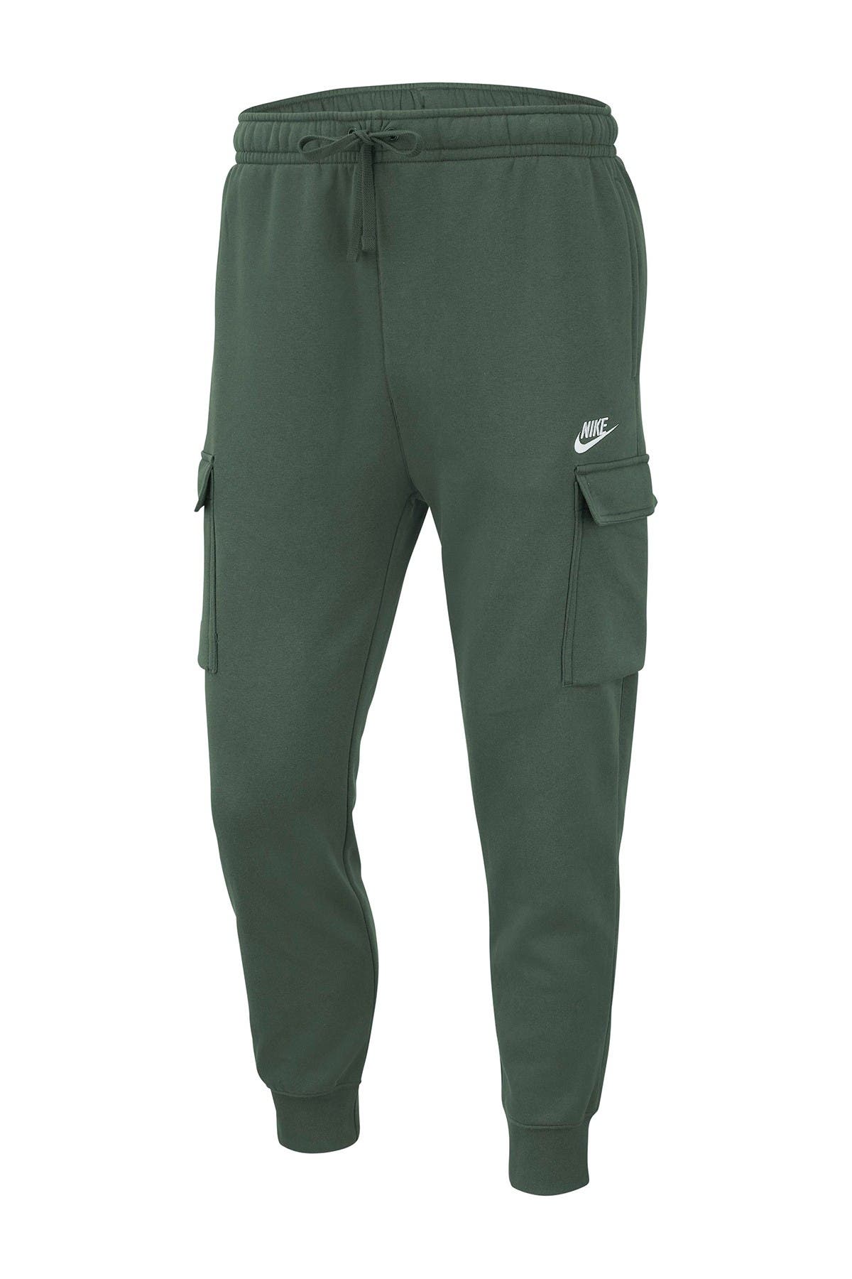 nike fleece cargo joggers