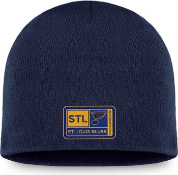 St. Louis Blues Fanatics Branded Heritage Vintage Retro Fitted Hat - Royal