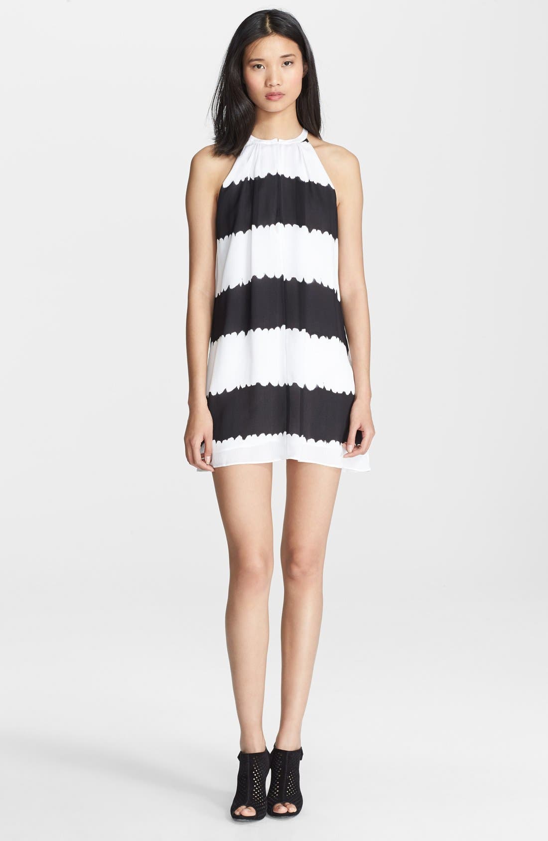 A.L.C. 'Camie' Rugby Stripe Silk Dress Nordstrom