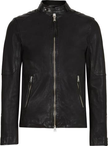 AllSaints Cora Leather Jacket Nordstrom