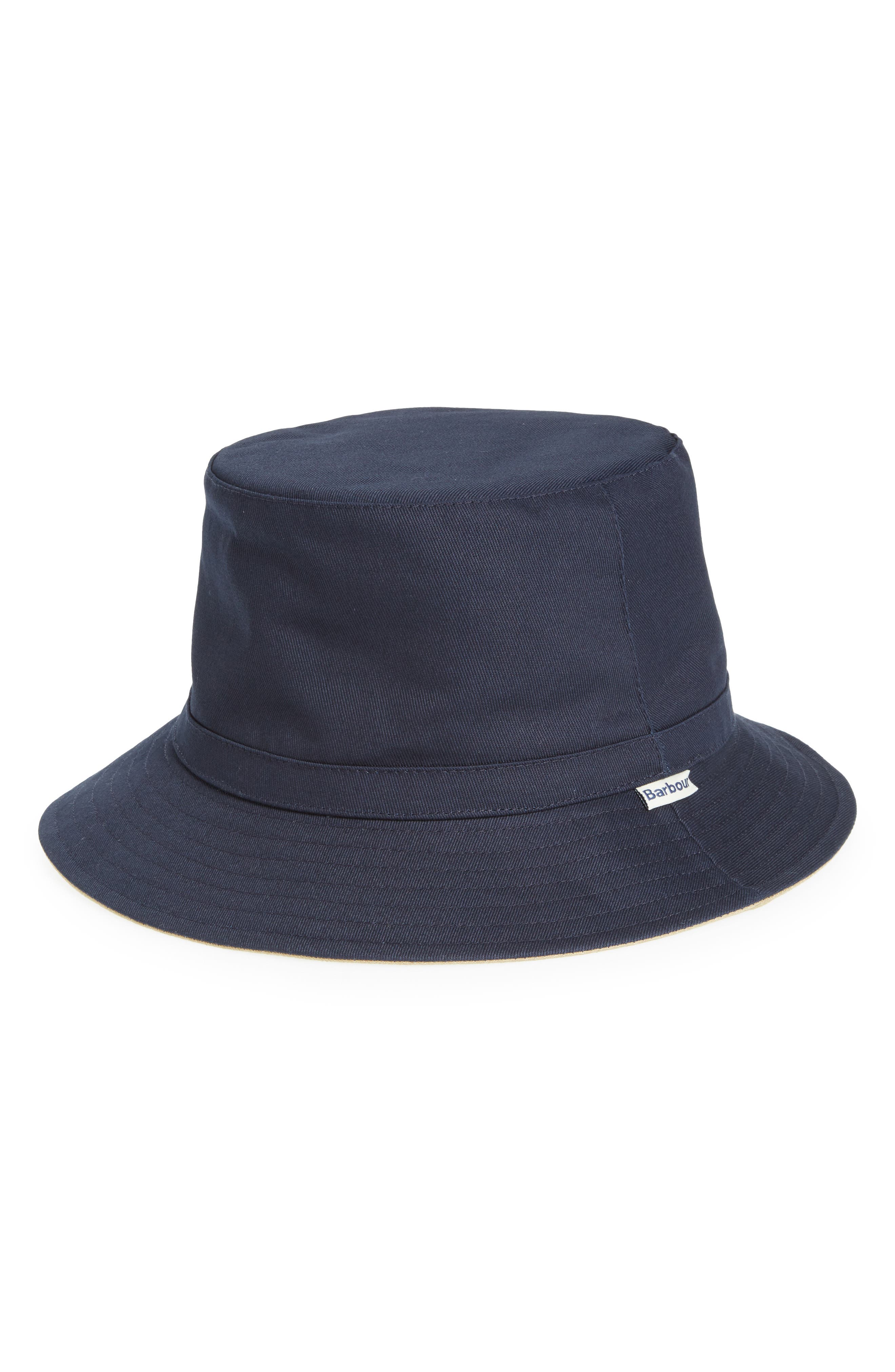 barbour reversible bucket hat