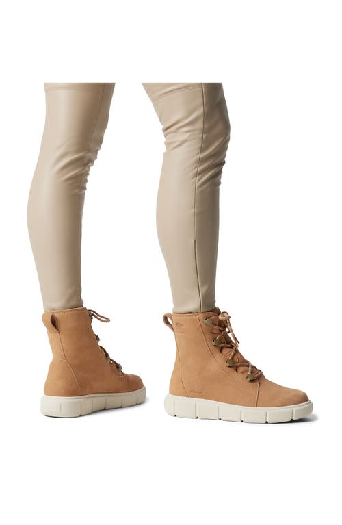 Sorel Explorer Iii Joan Waterproof Boot In Tawny Buff/chalk
