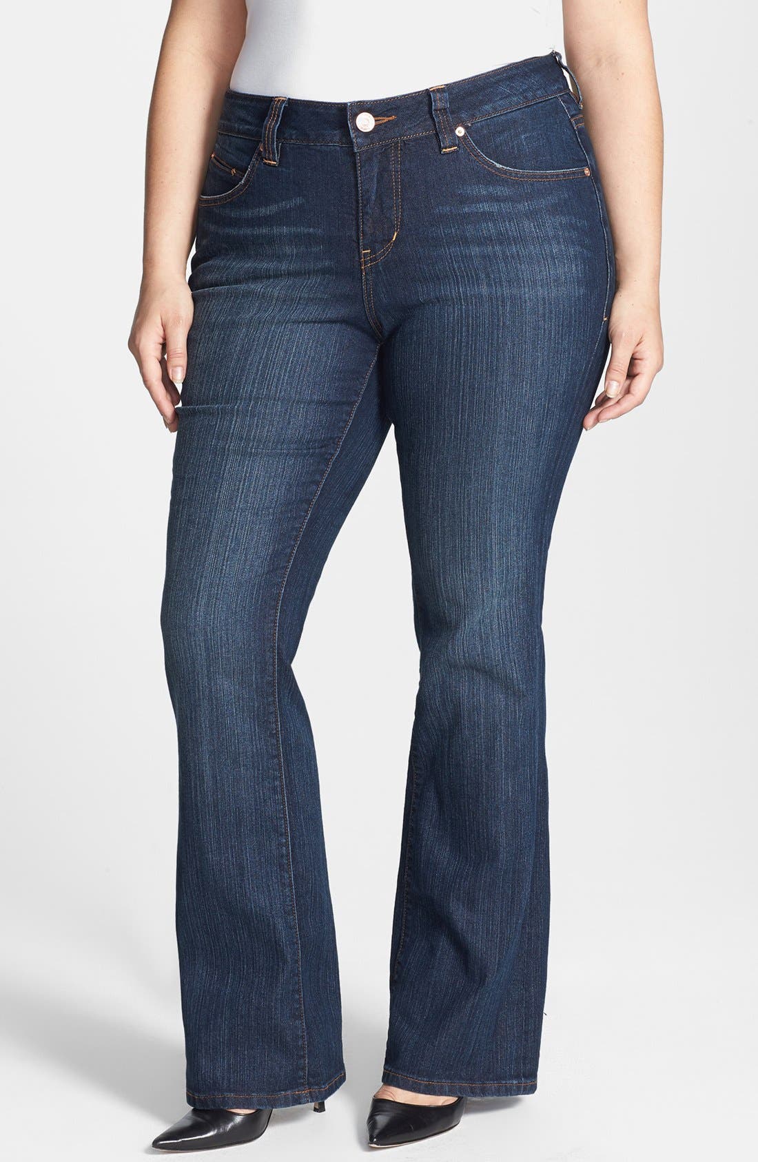 narrow bootcut jeans
